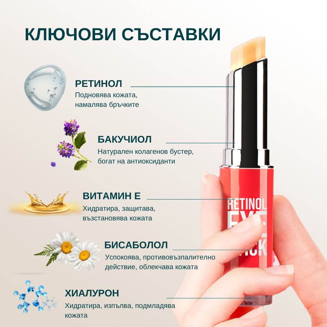 GlowLift Ретинолов стик за очи