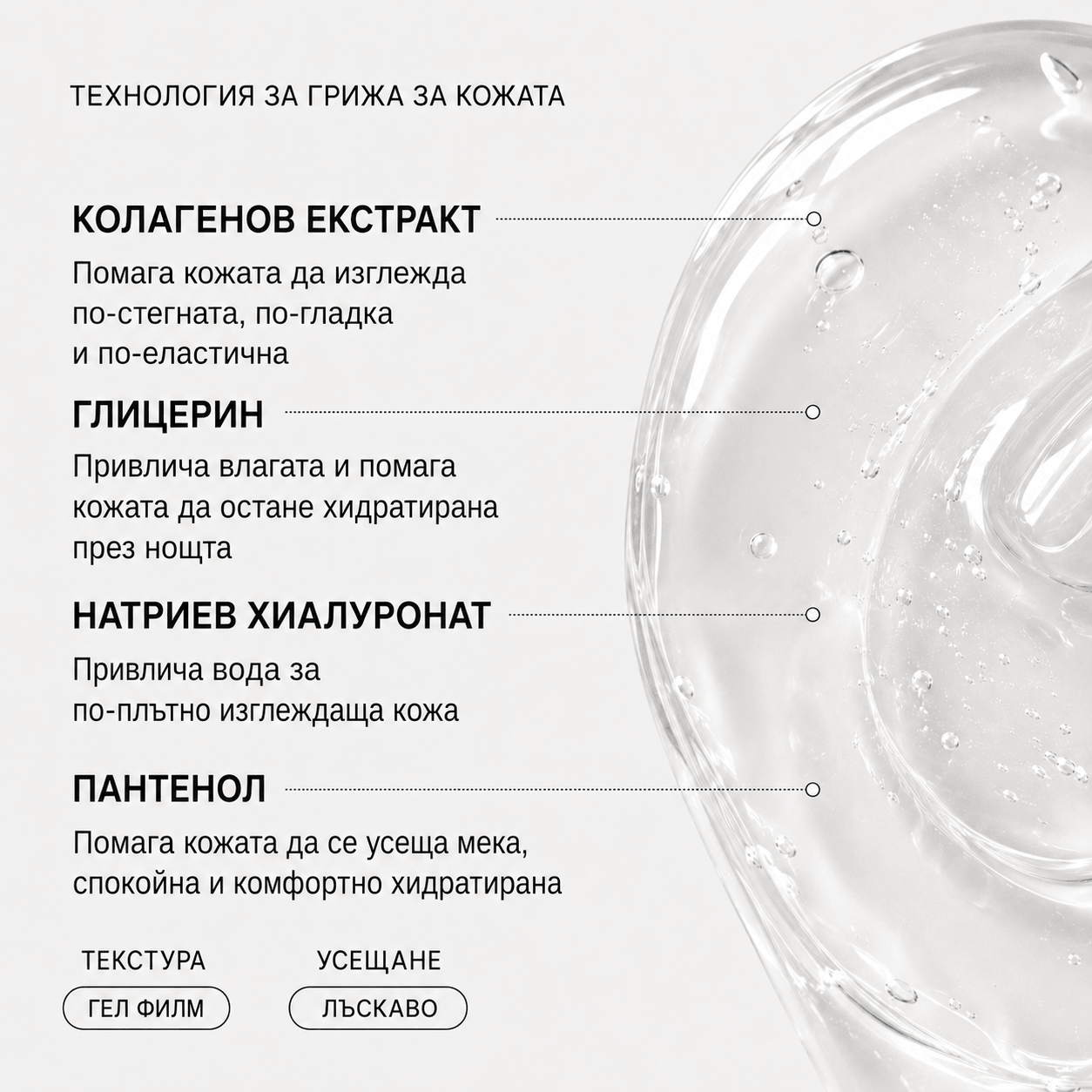 GlowPeel™ Колагенова Нощна Маска